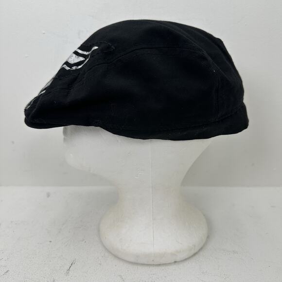 Tapout Newsboy Cabbie Hat Black Faded OSFM One Size Y2K MMA - Picture 4 of 9